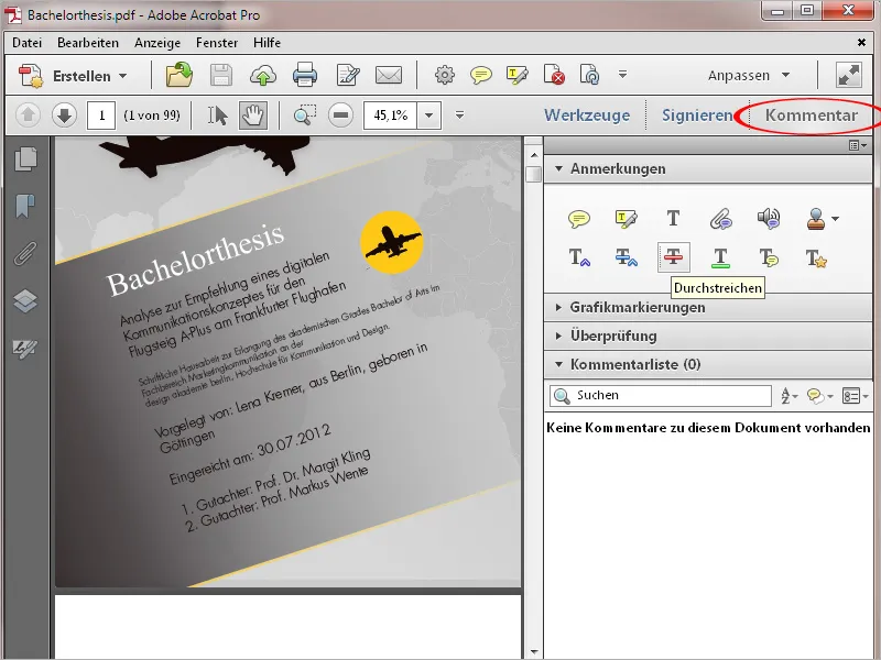 Overview of the Acrobat workspace