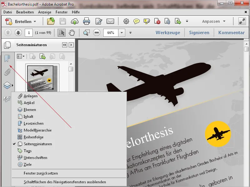 Overview of the Acrobat workspace