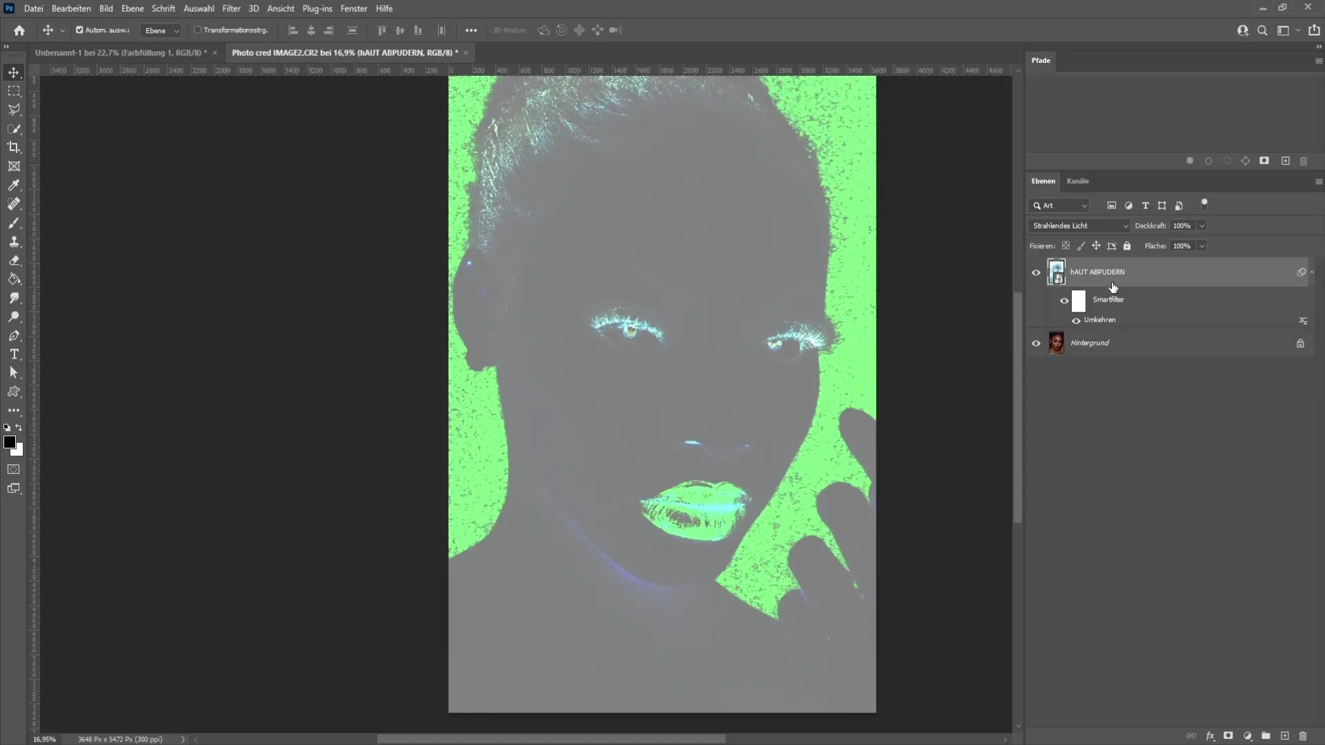 Powdering skin in Photoshop - A step-by-step guide