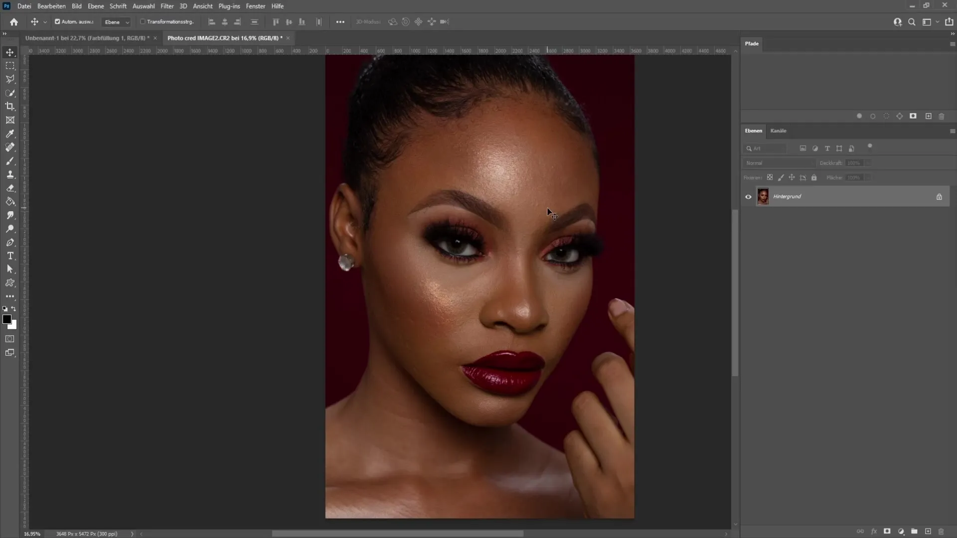 Powdering the skin in Photoshop - A step-by-step guide