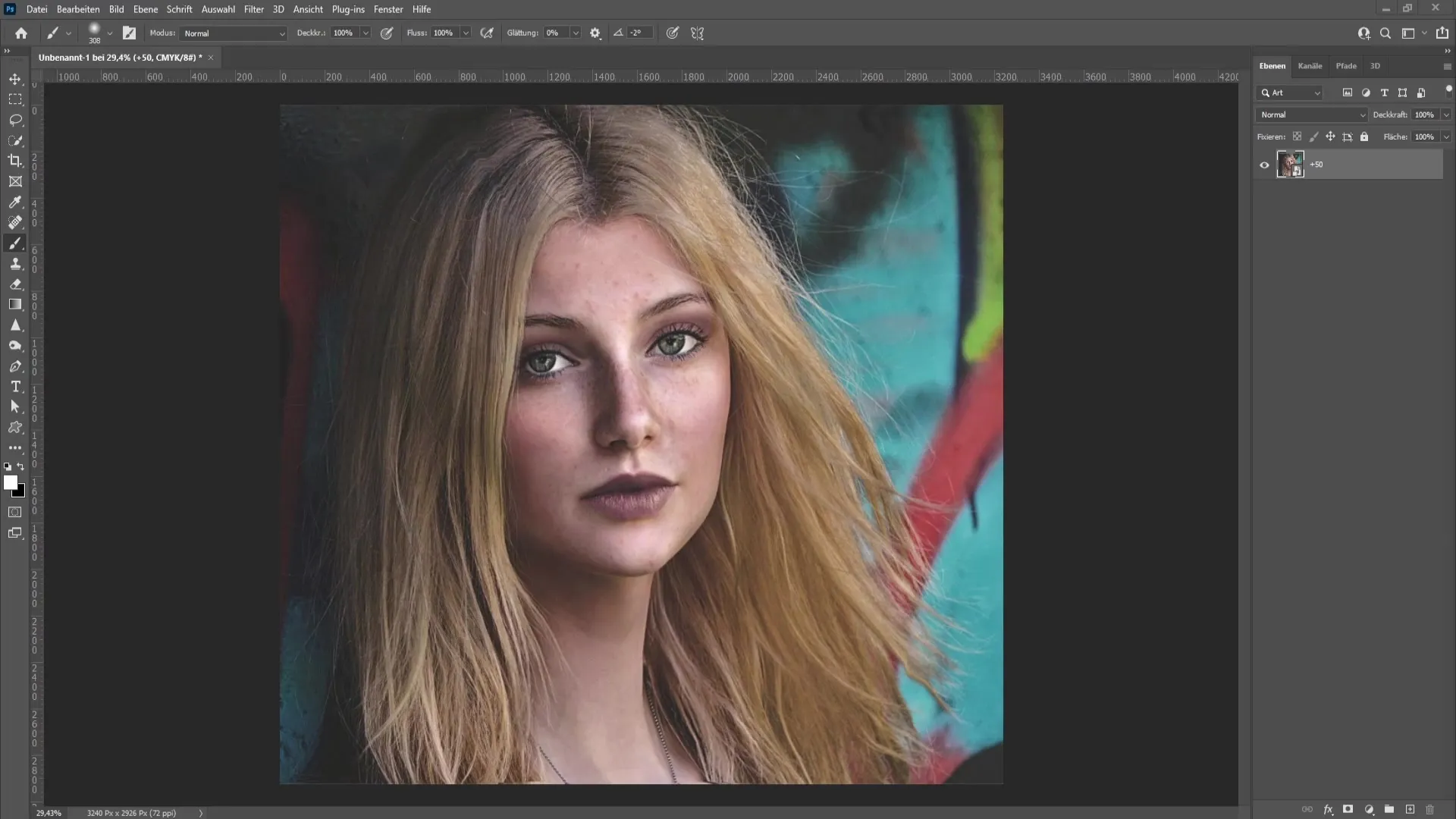 Smoothing skin in Photoshop - A step-by-step guide