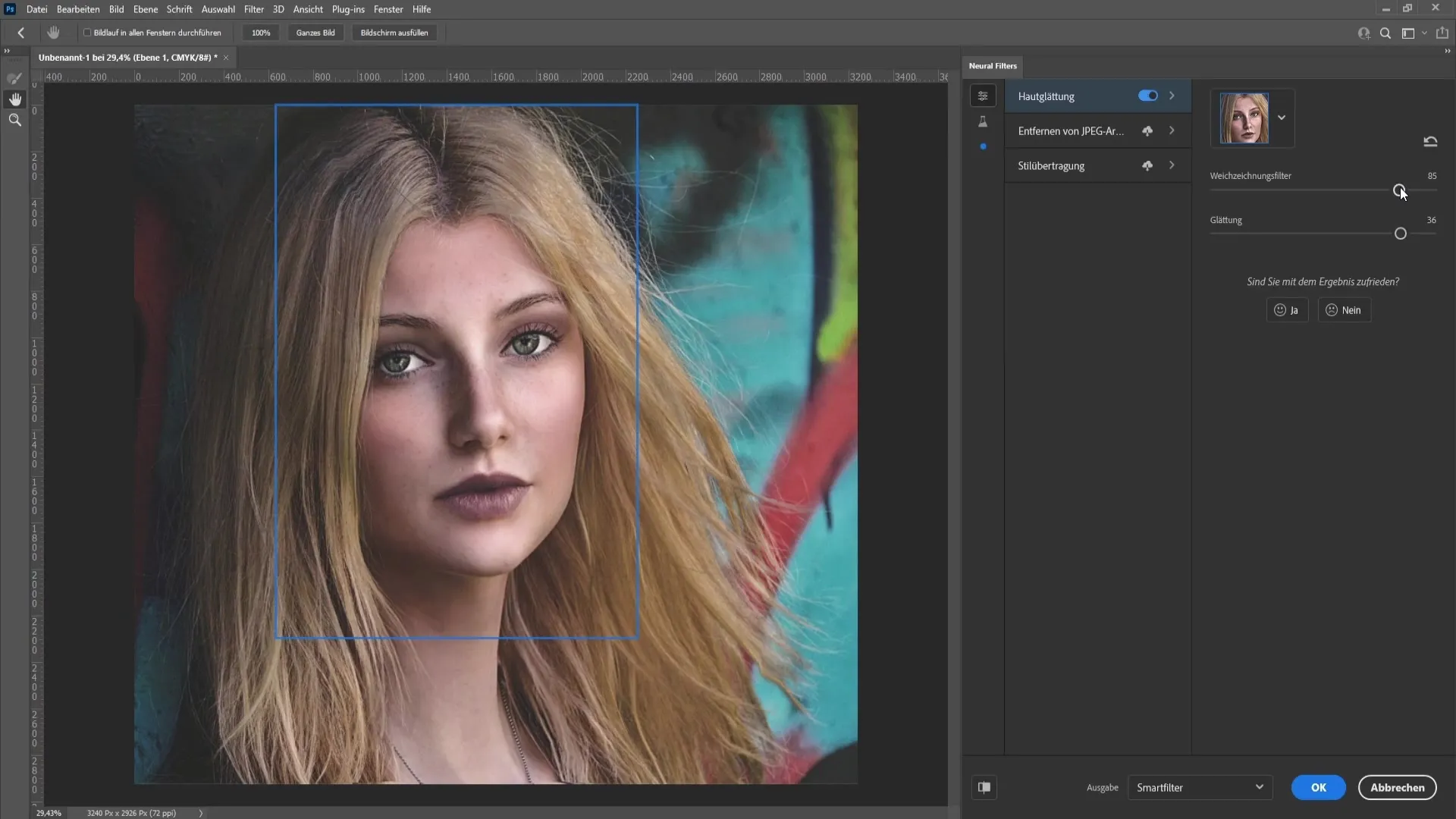 Smoothing skin in Photoshop - A step-by-step guide