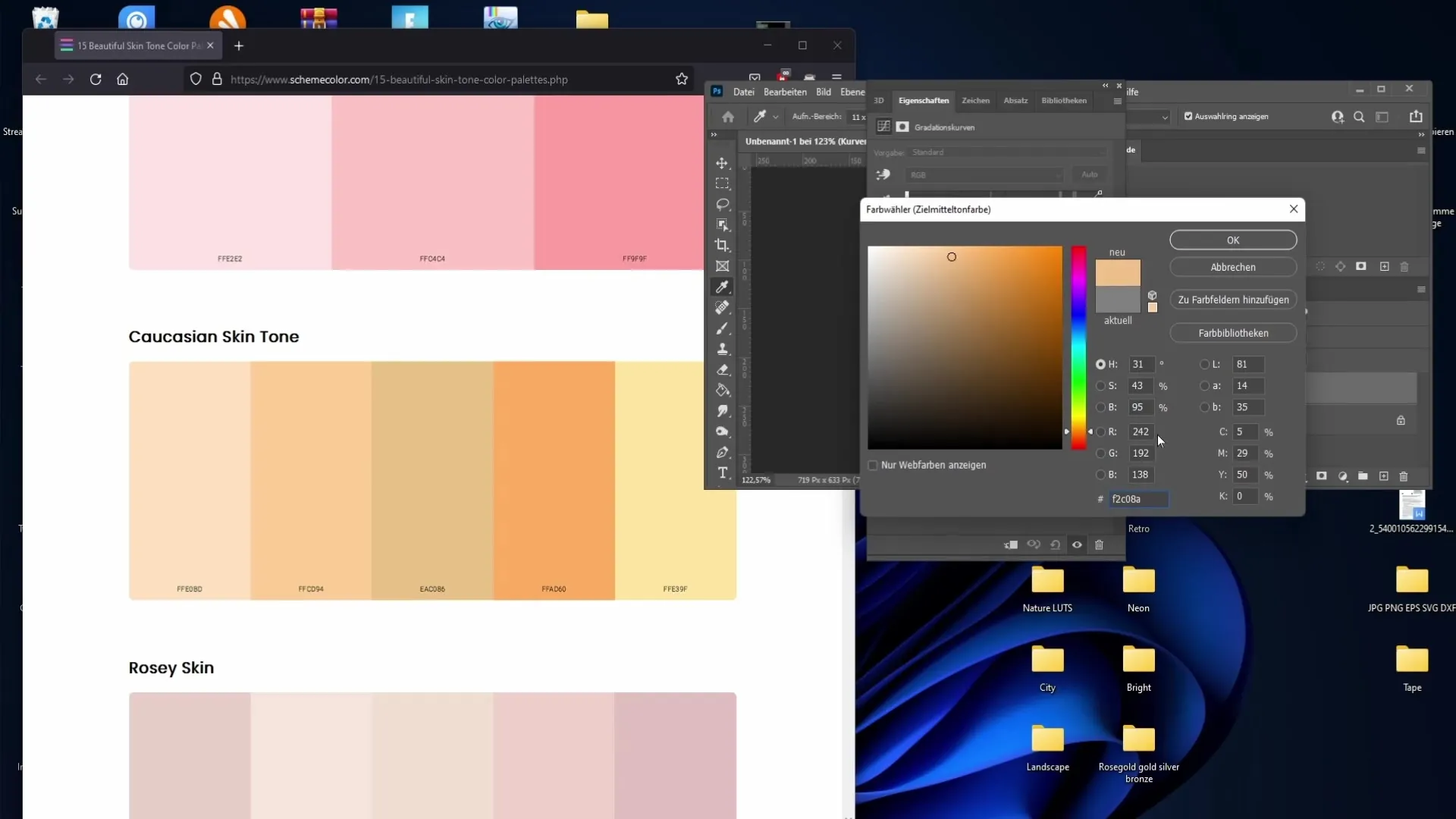 Menyesuaikan warna kulit di Photoshop - Panduan langkah demi langkah