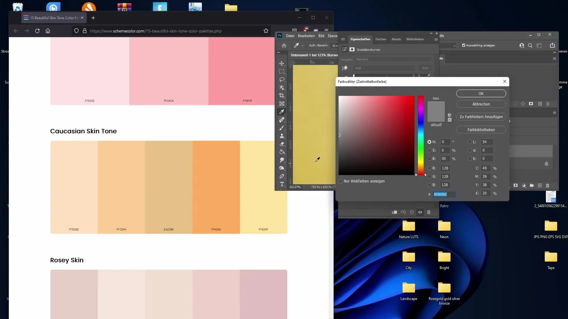 Menyesuaikan warna kulit di Photoshop - Panduan langkah demi langkah