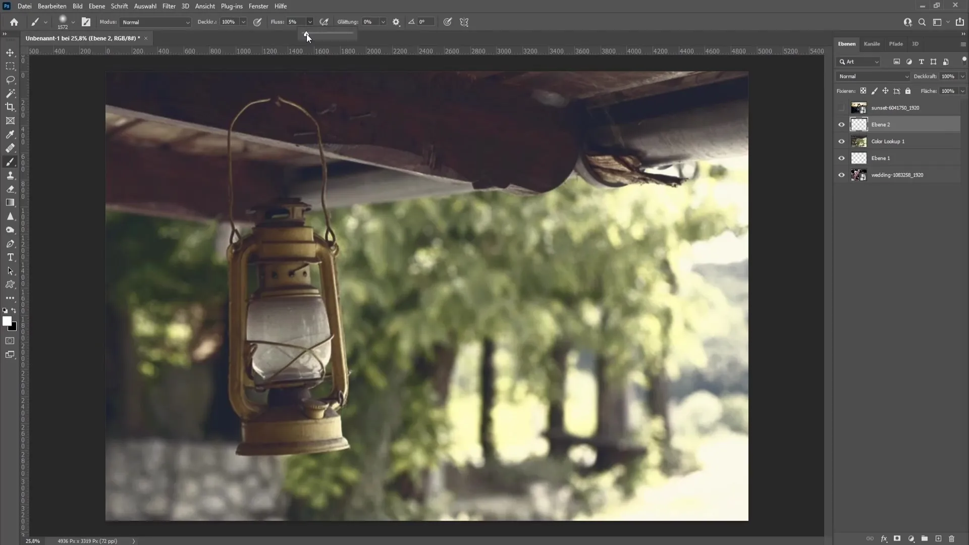 Creating artificial light in Photoshop - A step-by-step guide