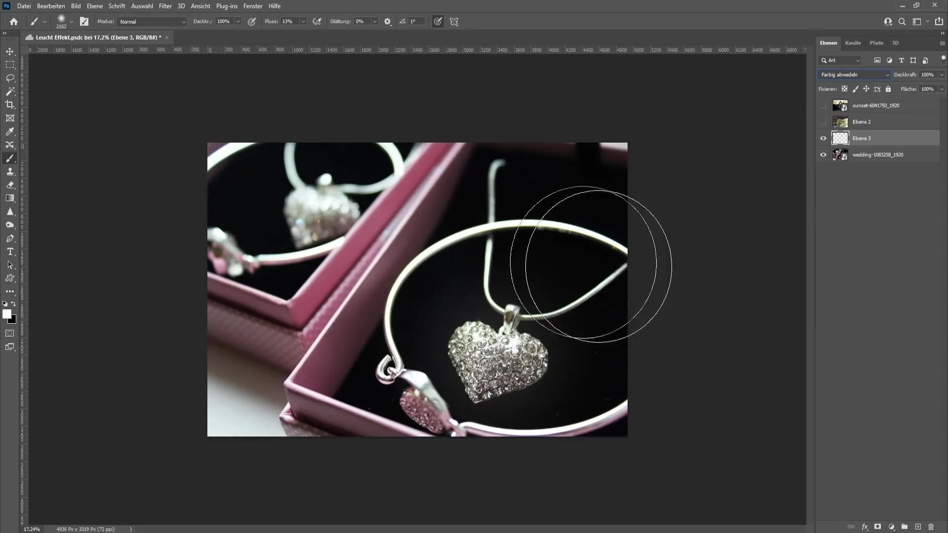 Creating artificial light in Photoshop - A step-by-step guide