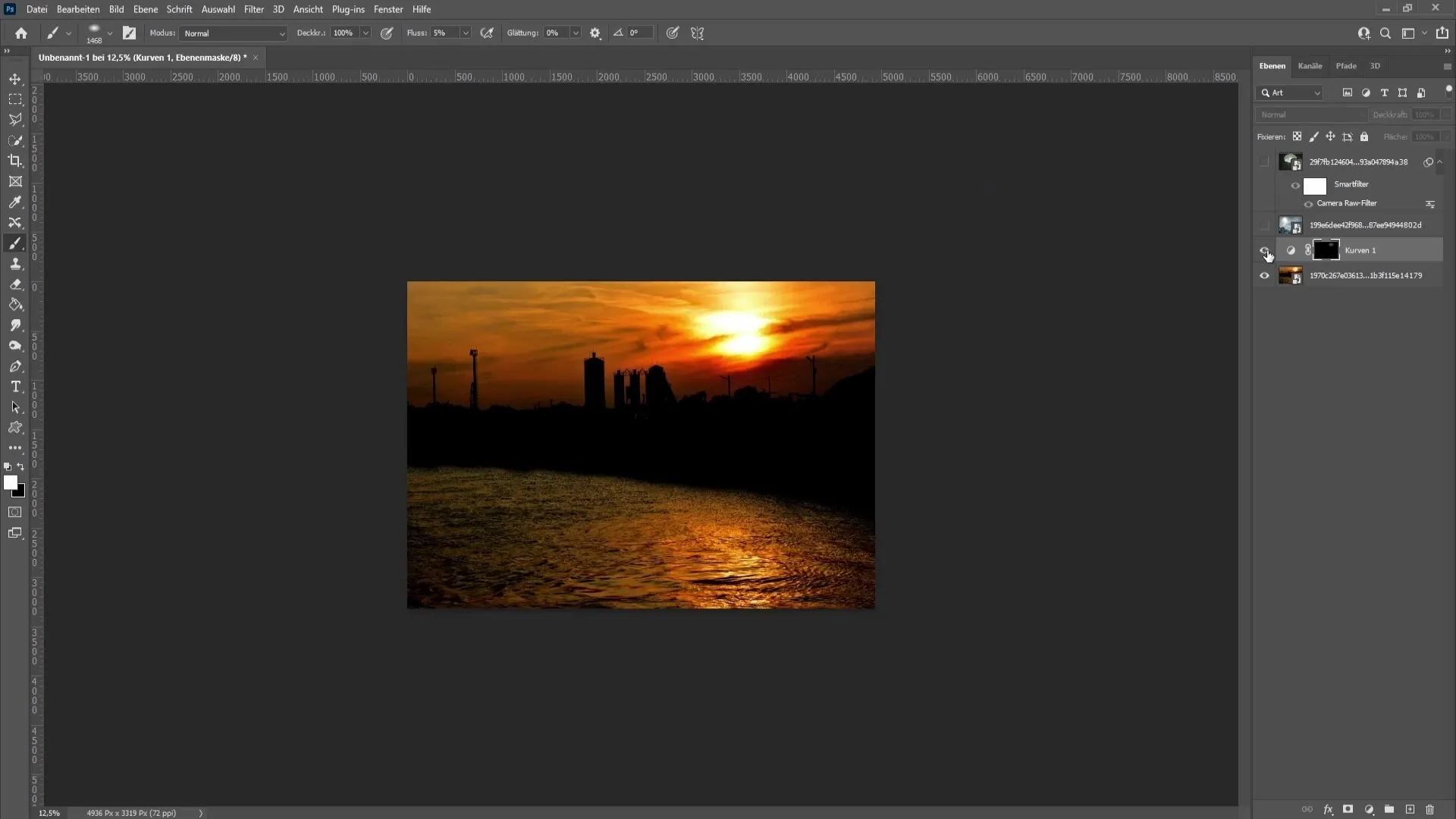 Dimming lights in Photoshop - step-by-step guide