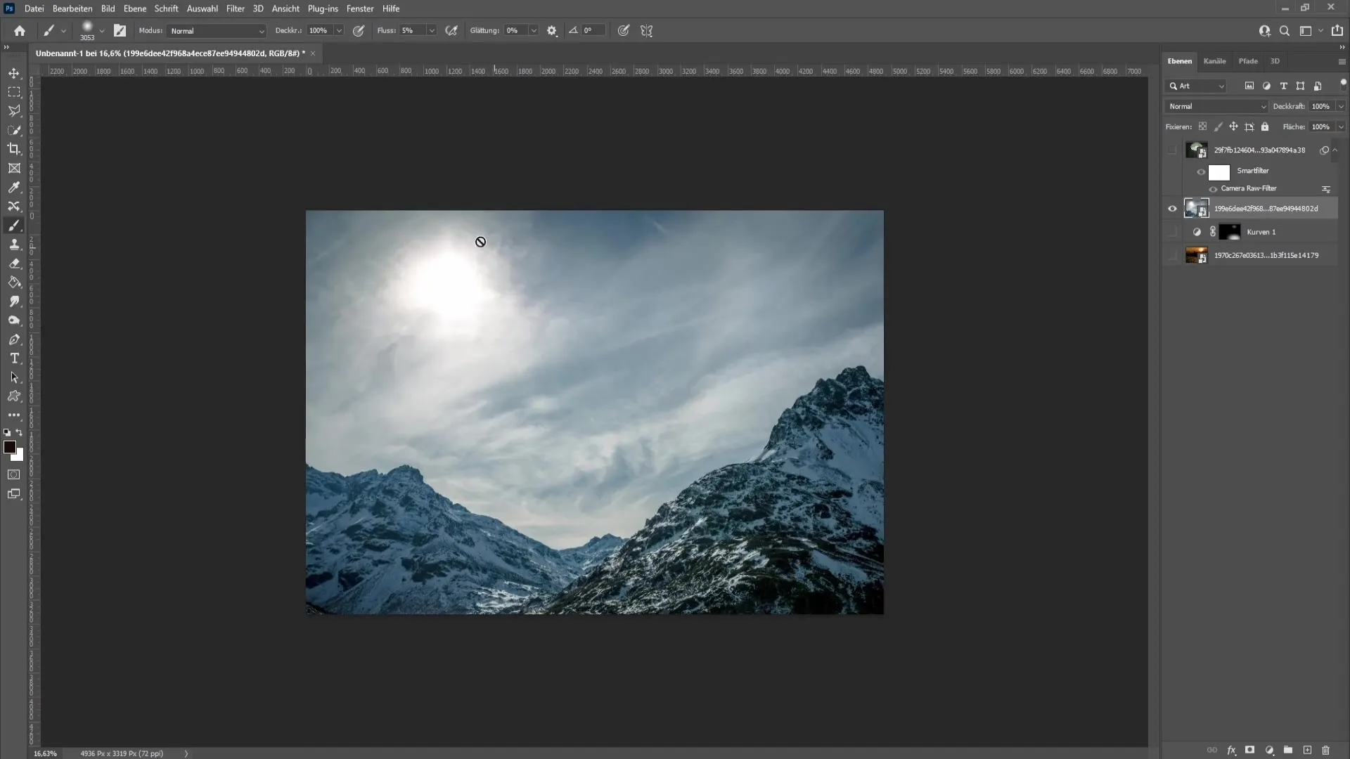 Dimming lights in Photoshop - step-by-step guide