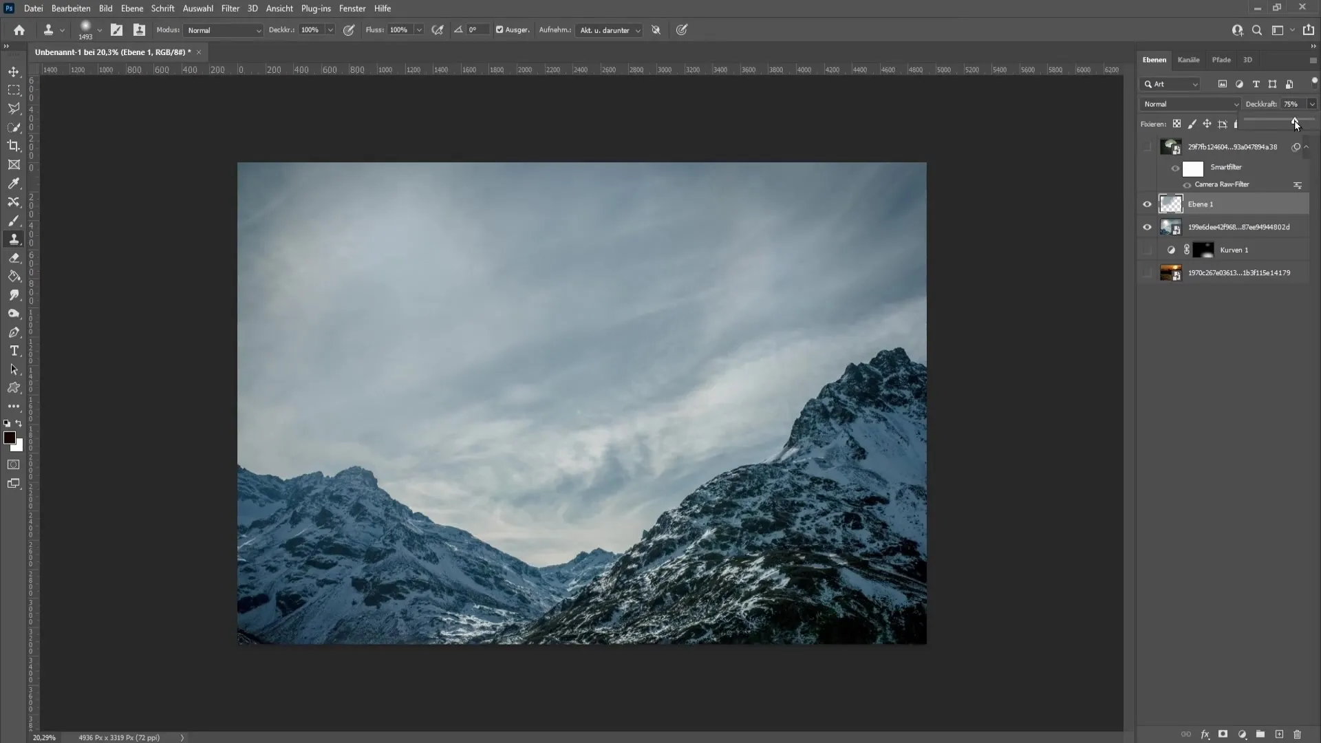 Dimming lights in Photoshop - Step-by-step guide