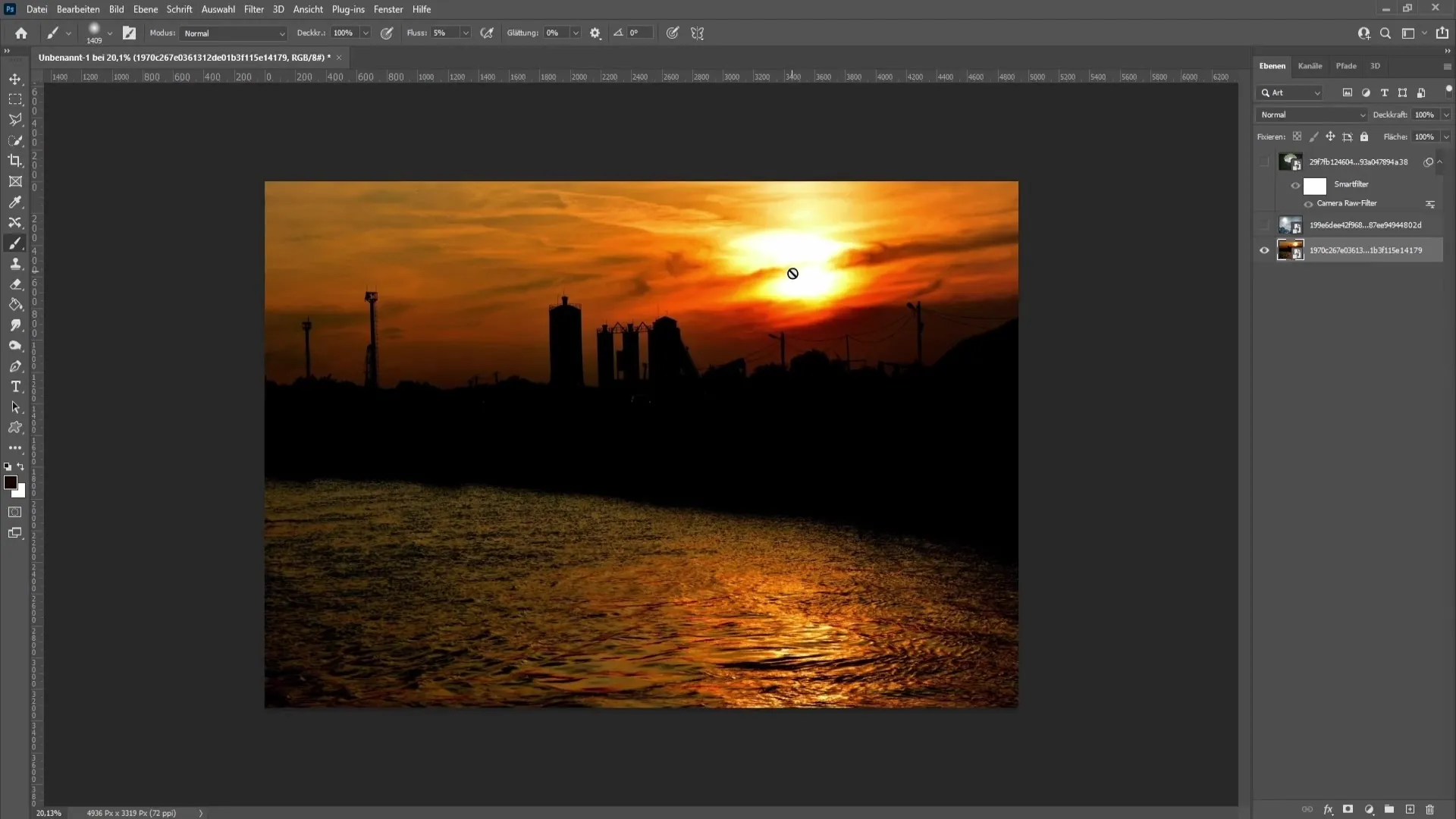 Dimming lights in Photoshop - Step-by-step guide