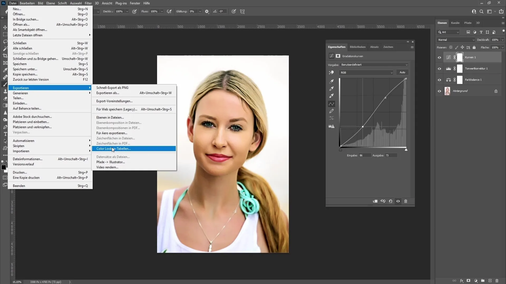 How you can create, export, and import your own LUTs in Photoshop