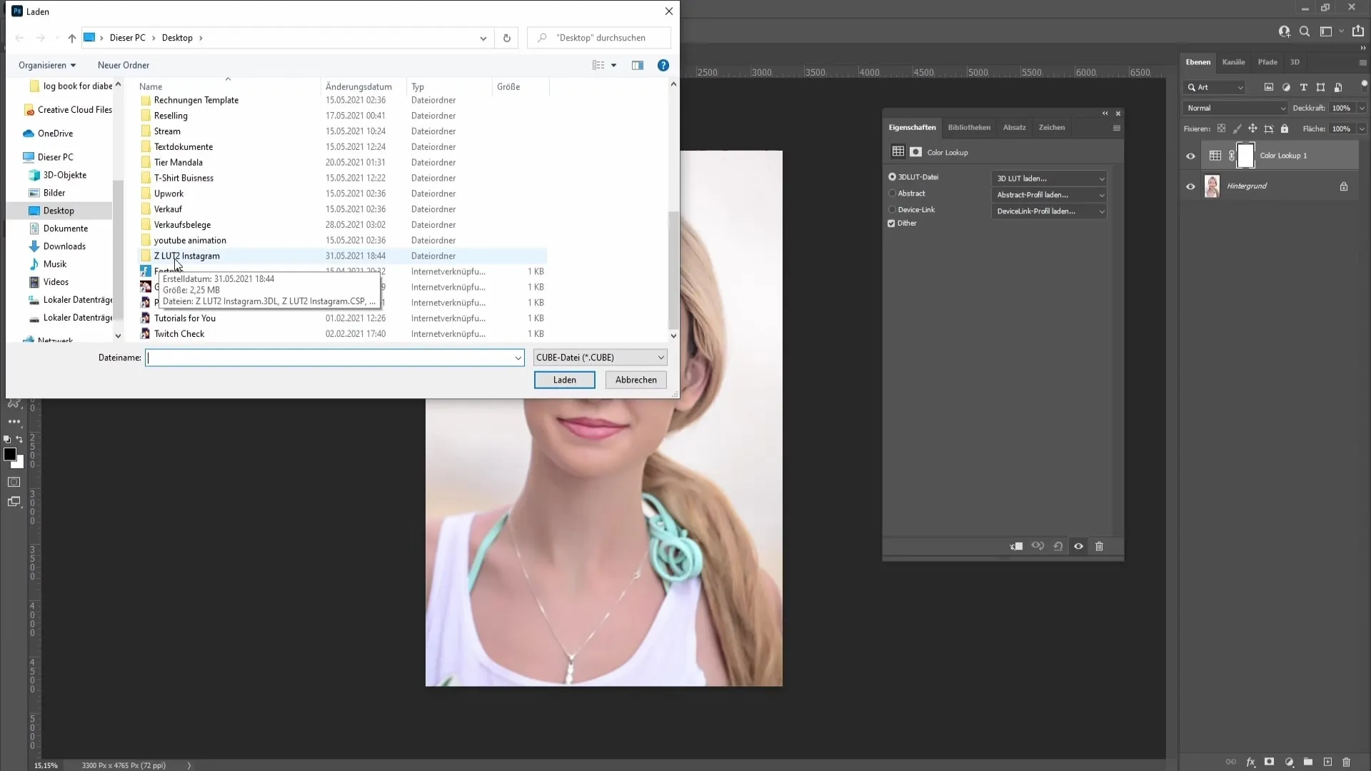 How to create, export, and import your own LUTs in Photoshop