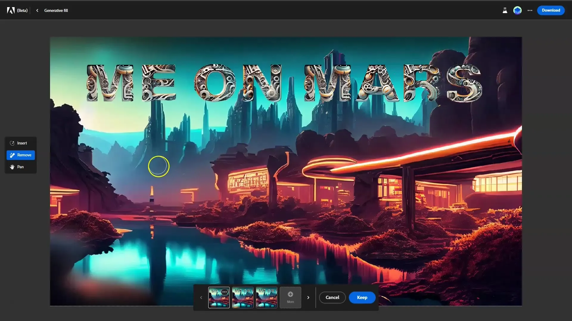 Creative thumbnail design with Adobe Firefly