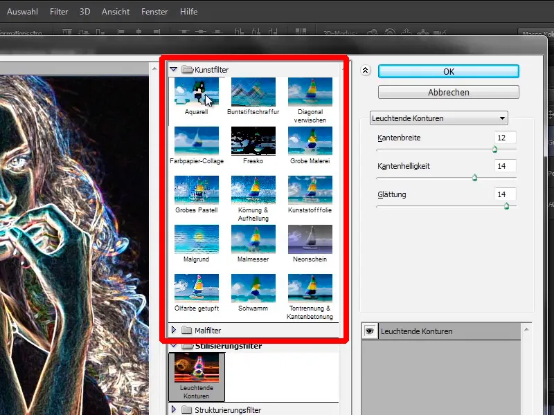 Photoshop composing - Fire and ice - Part 02: Creating contours in preparation for the fire