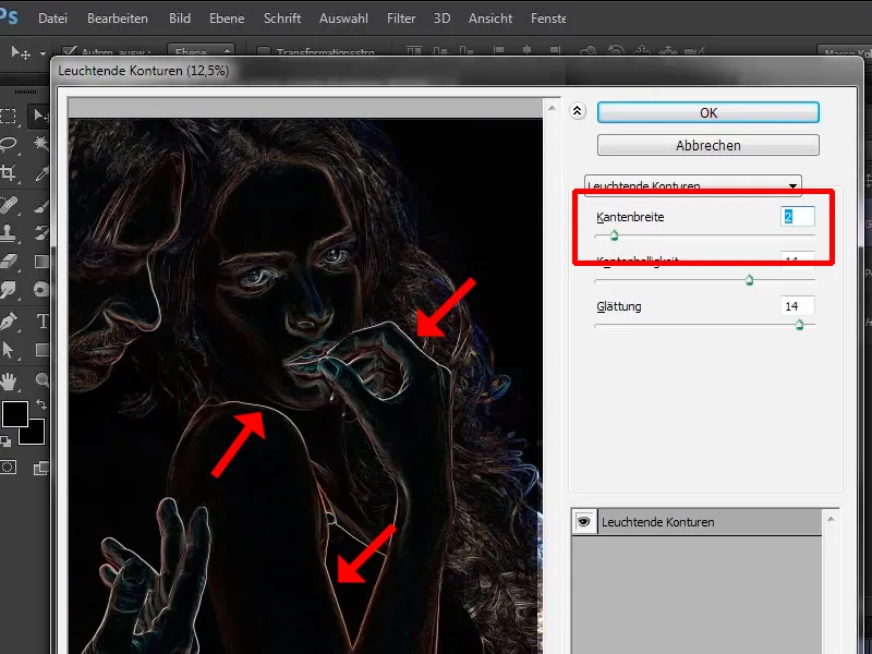 Membuat Photoshop compositing - Api dan Es - Bagian 02: Membuat kontur sebagai persiapan untuk api.