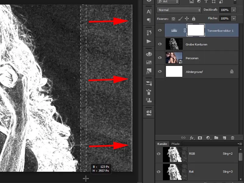 Photoshop-koosmiks - tuli ja jää - osa 02: Kontuuride loomine ettevalmistamaks tule jaoks