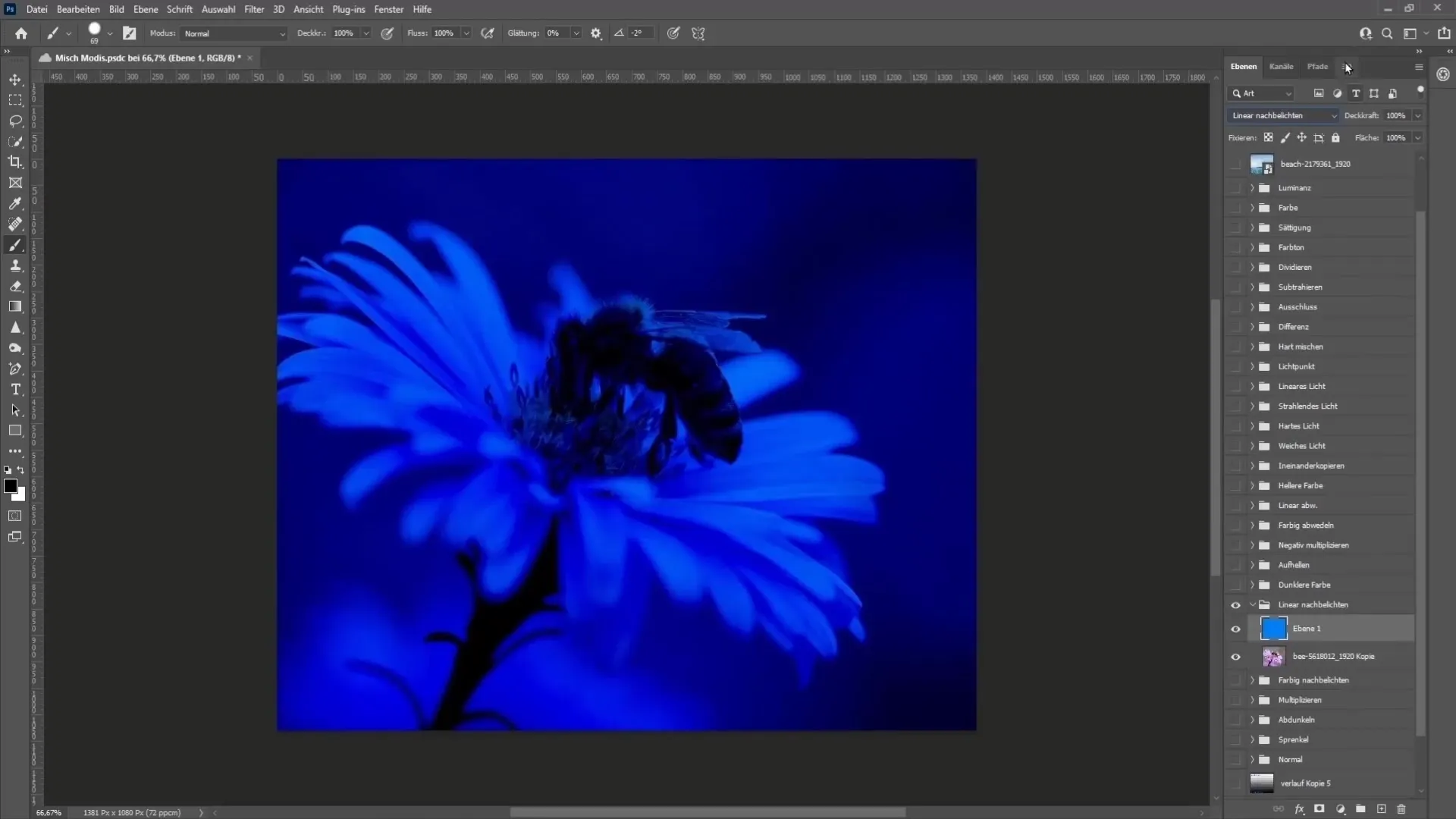 Teknik Photoshop: Mode campuran secara detail