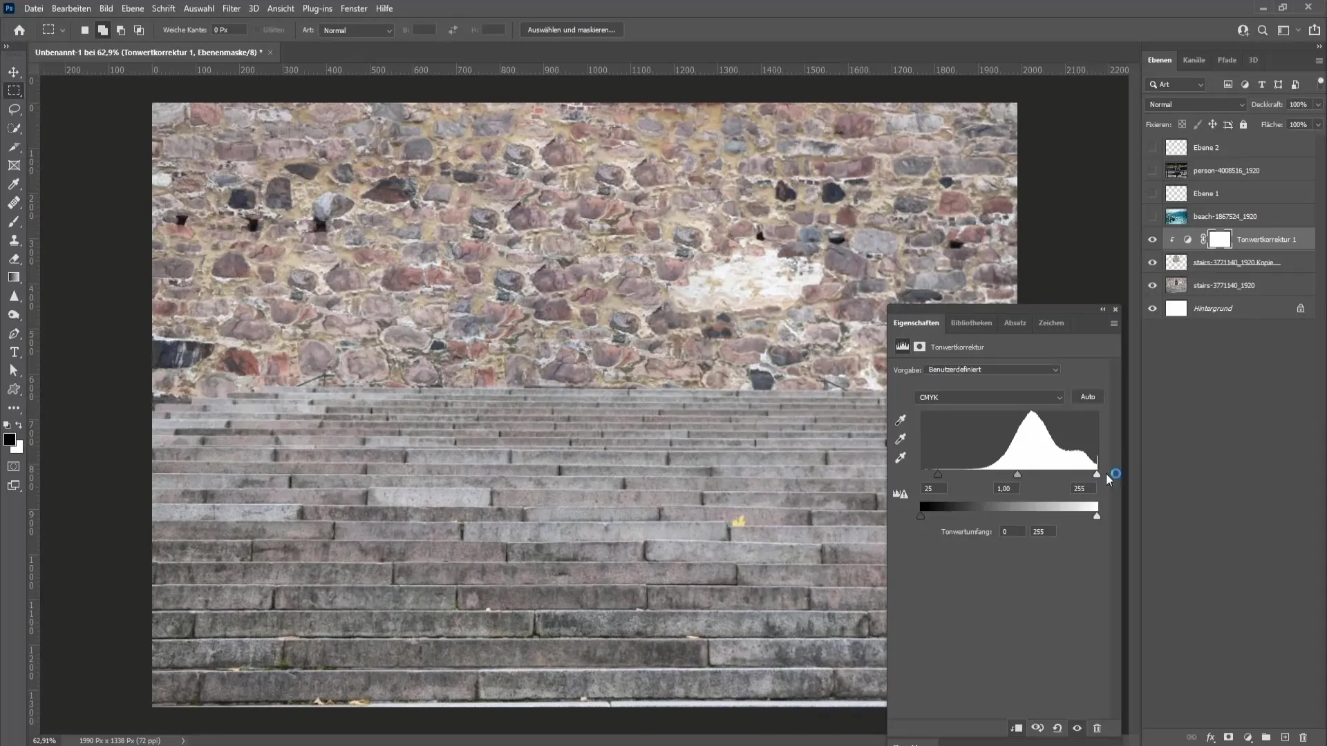 Removing objects or people from images - Step-by-step guide with Photoshop