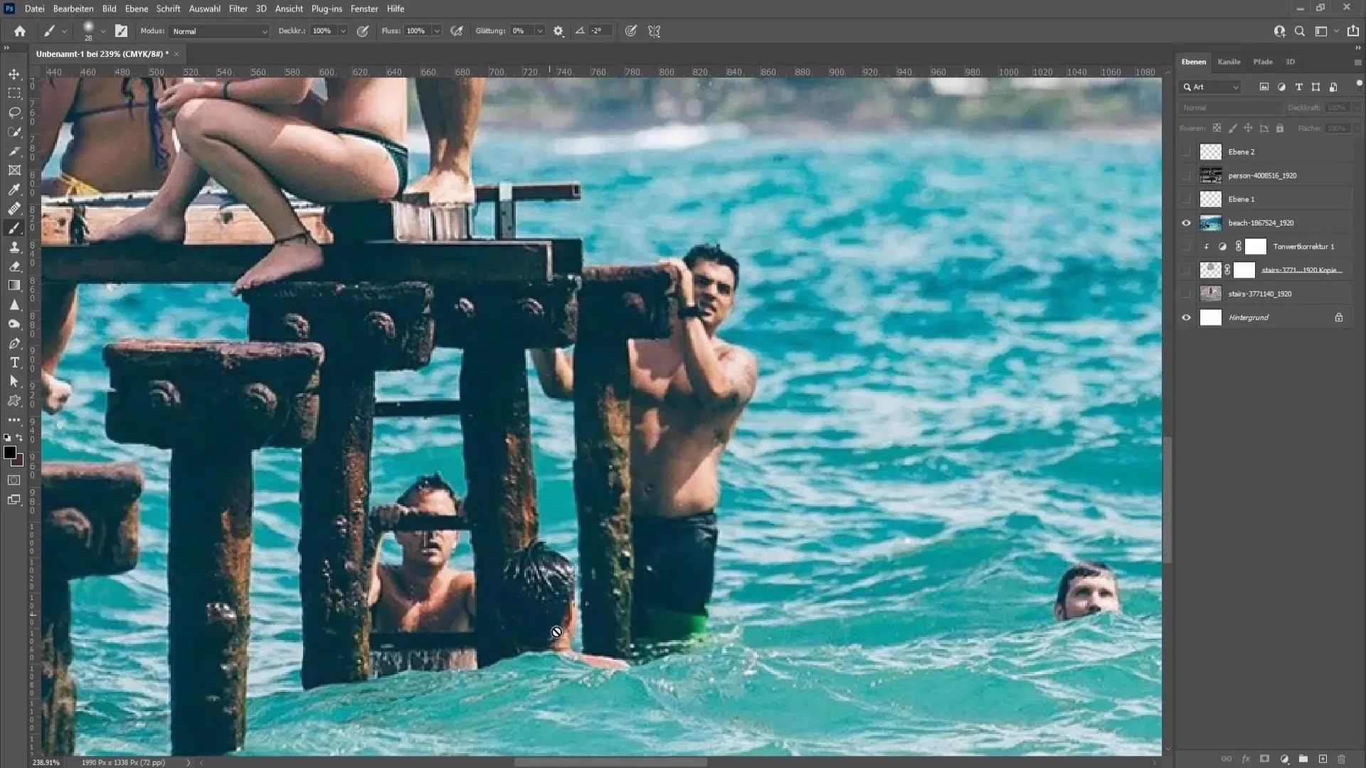 Menghapus objek atau orang dari gambar - Panduan langkah demi langkah dengan Photoshop