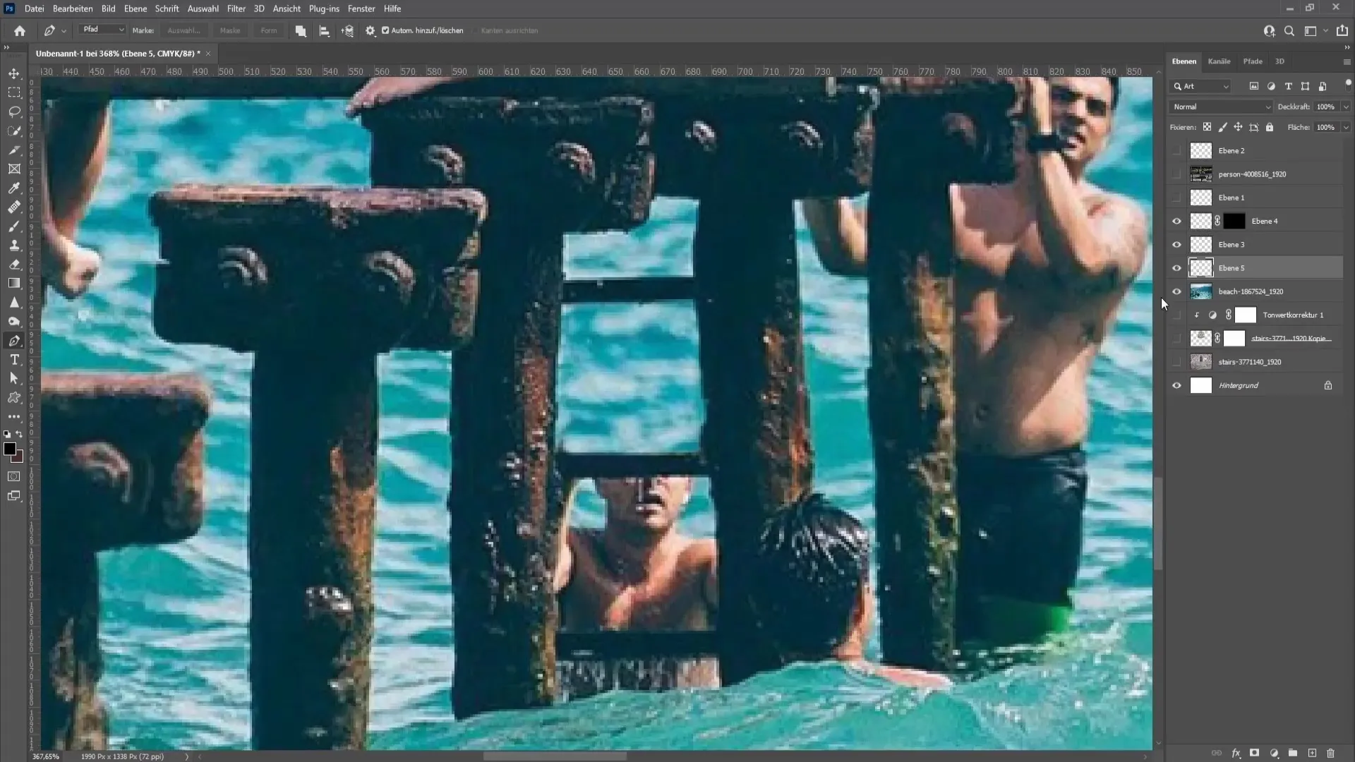 Remove objects or people from images - Step-by-step guide with Photoshop