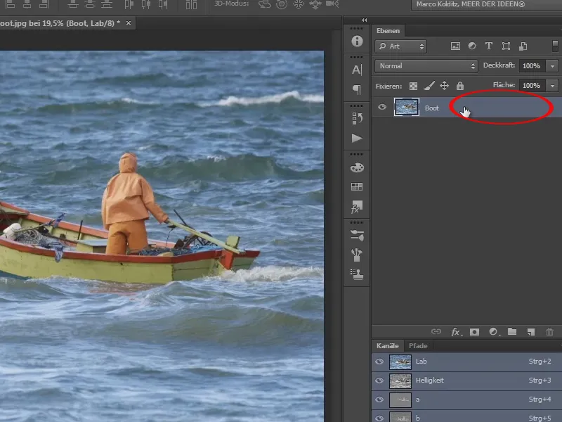 Photoshop-Composing - Orakel Lautan - Part 02: Memotong dan menempatkan perahu