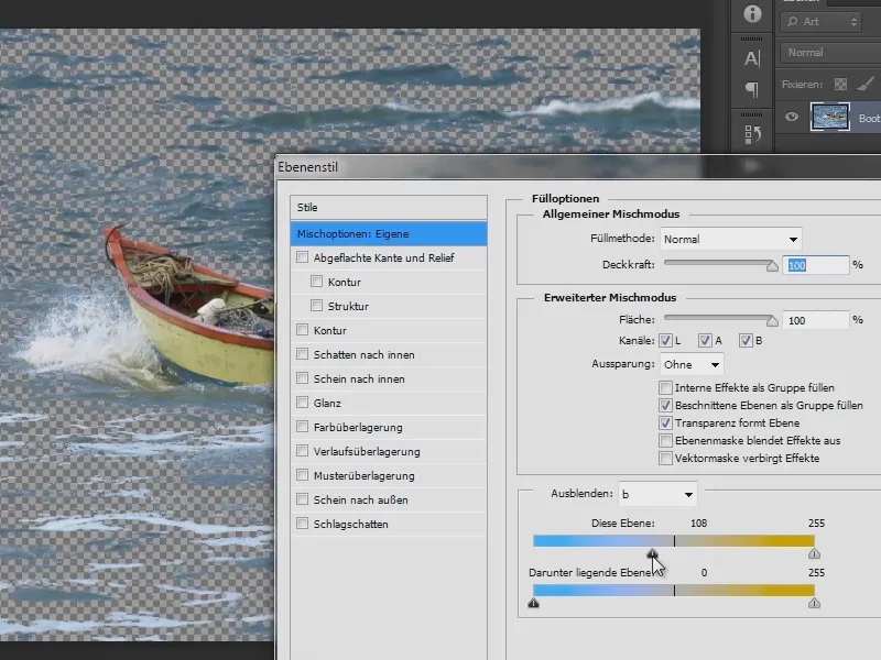 Photoshop-Composing - Orakel Lautan - Bagian 02: Memisahkan dan menempatkan perahu