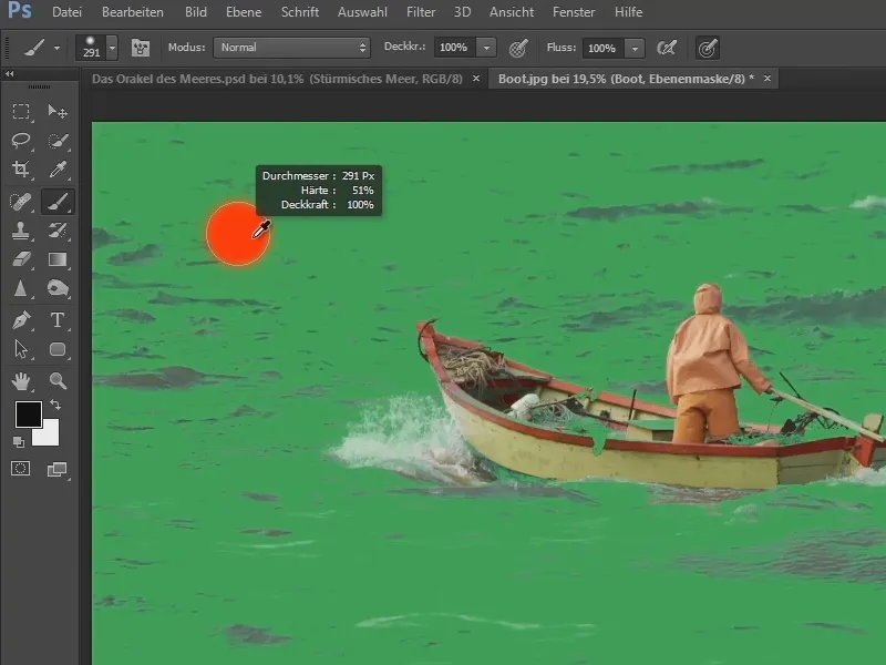 Photoshop-Composing - Orakel Lautan - Bagian 02: Memotong dan menempatkan perahu