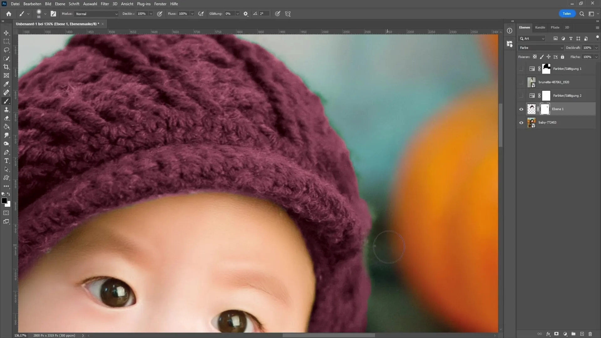 Change of colors in Photoshop - Step-by-step guide