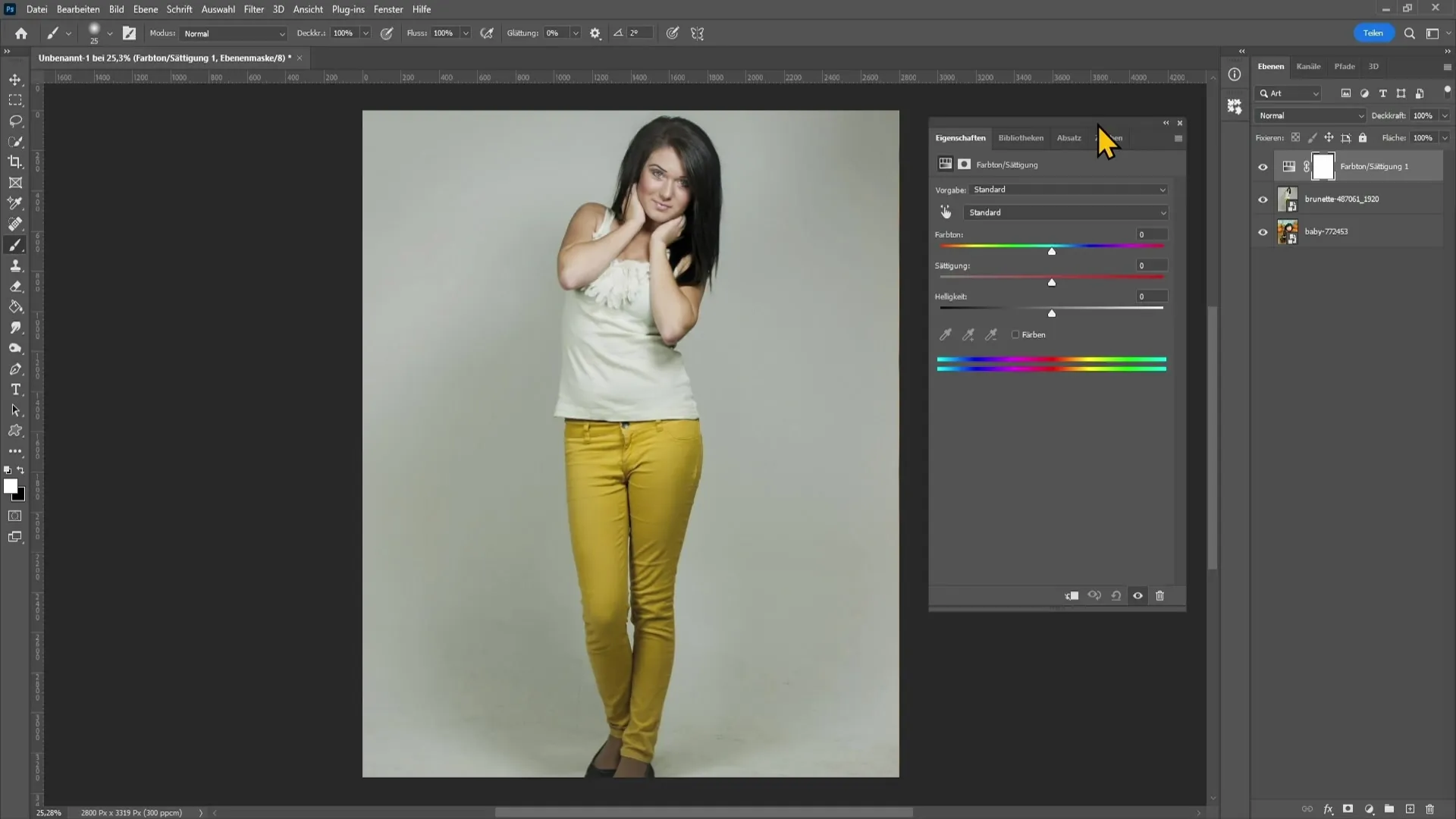 Perubahan warna di Photoshop - Panduan langkah demi langkah