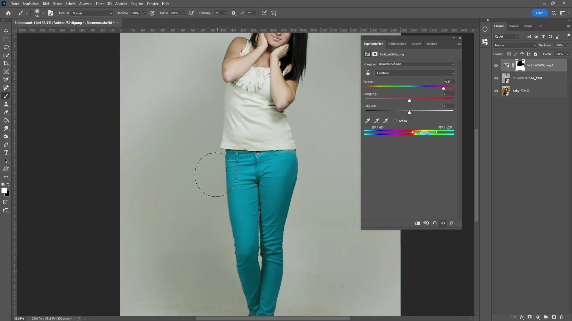 Cambio de color en Photoshop - Instrucciones paso a paso