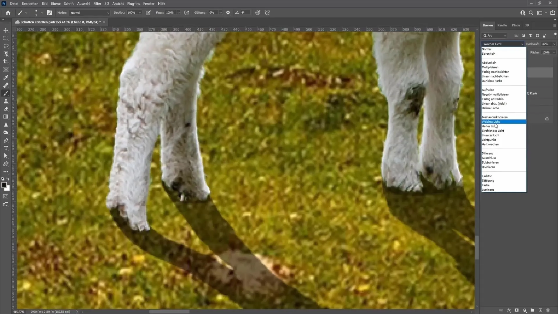 Tips for creating realistically looking shadows in Photoshop