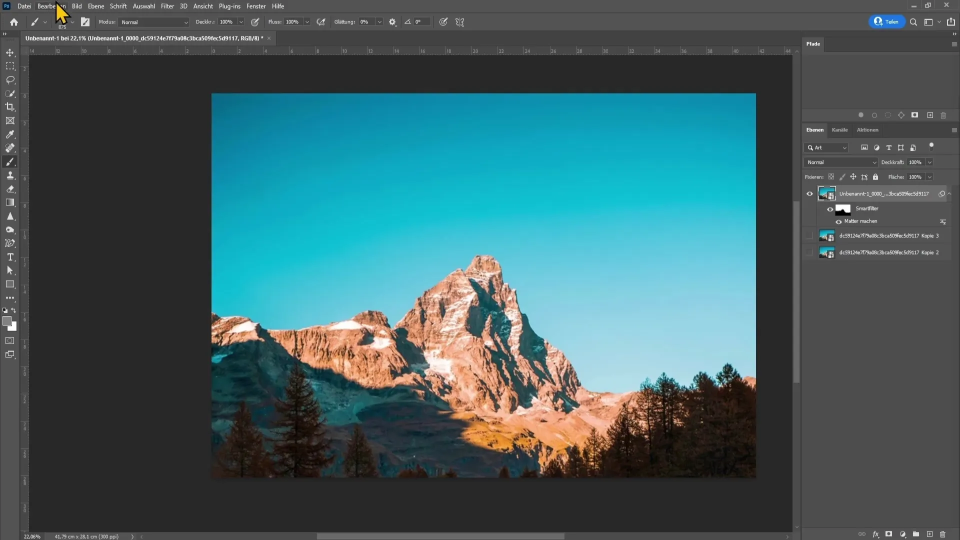 Remove tonal breaks effectively in Photoshop