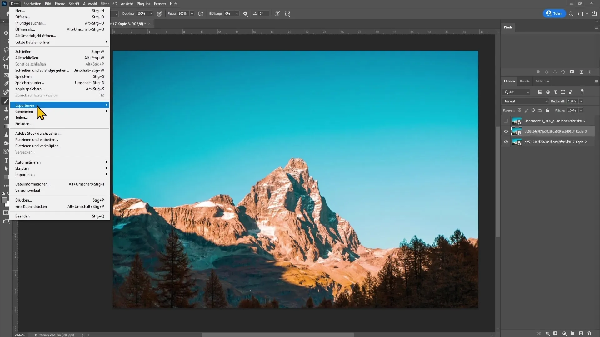 Effectively remove tonal breaks in Photoshop