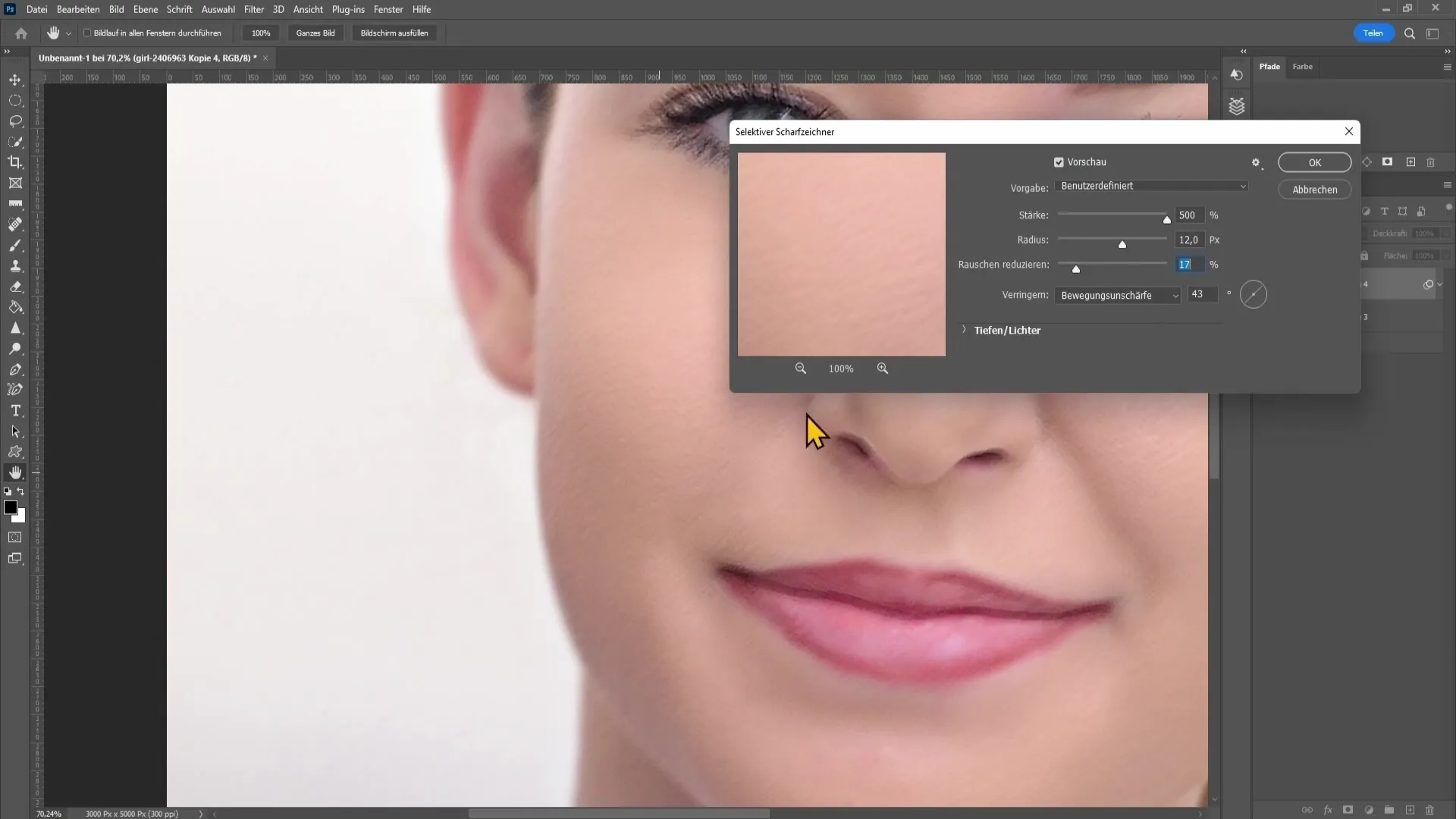 Sauvetage de photos floues dans Photoshop - Un guide complet