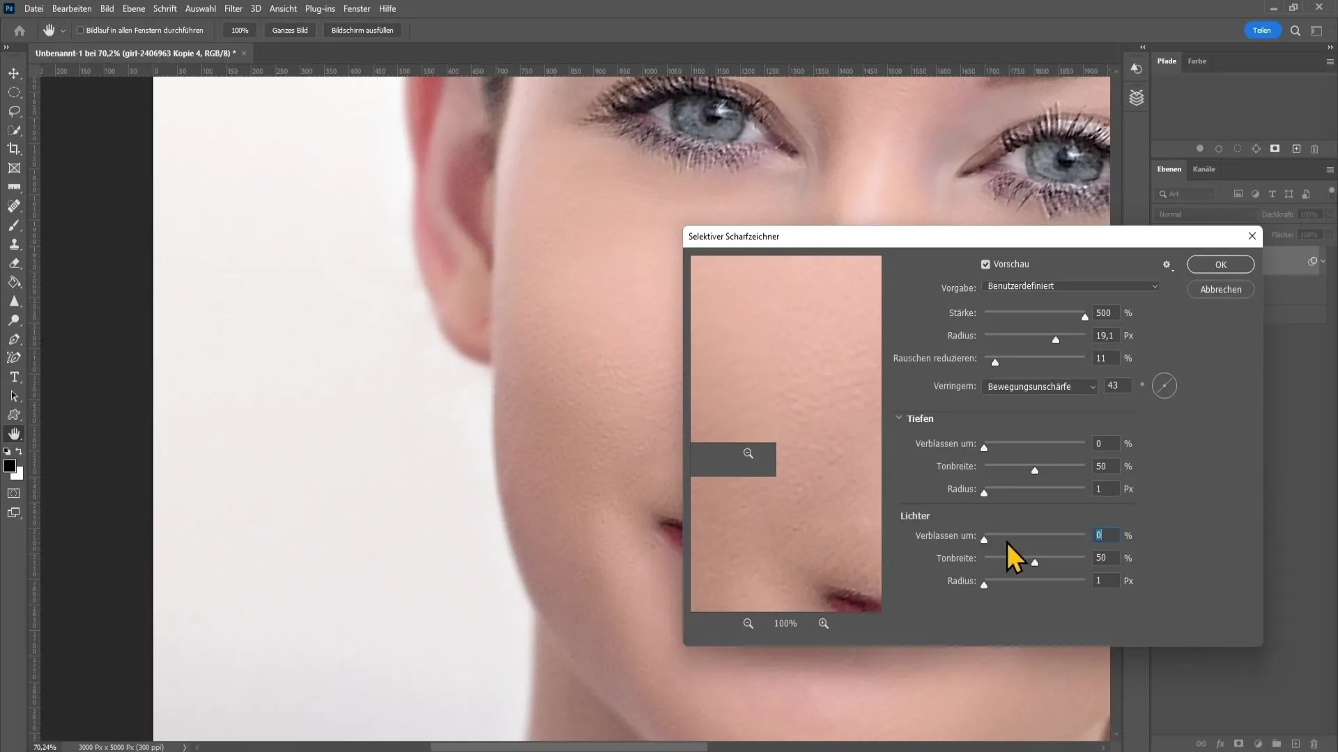 Sauvetage de photos floues dans Photoshop - Un guide complet