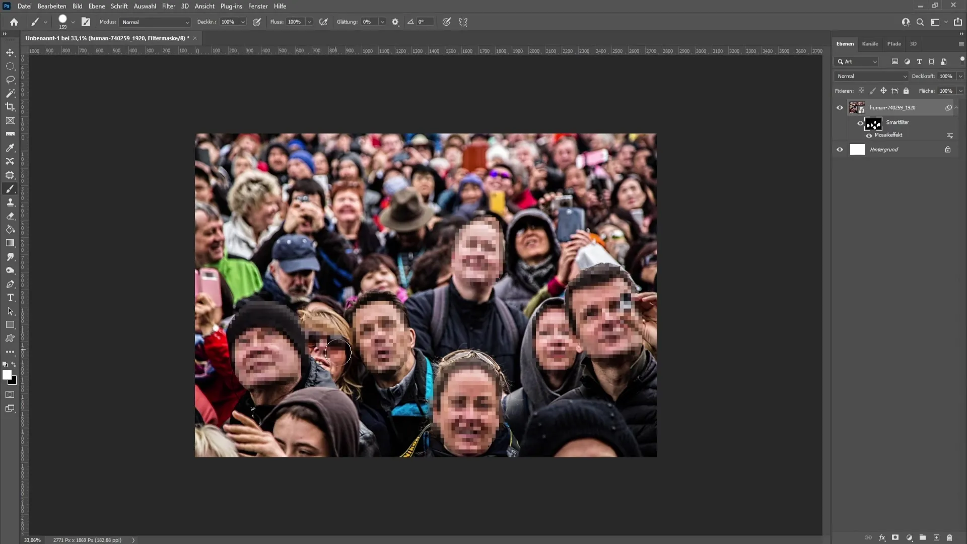 Pixelate rapidement et facilement des visages dans Photoshop