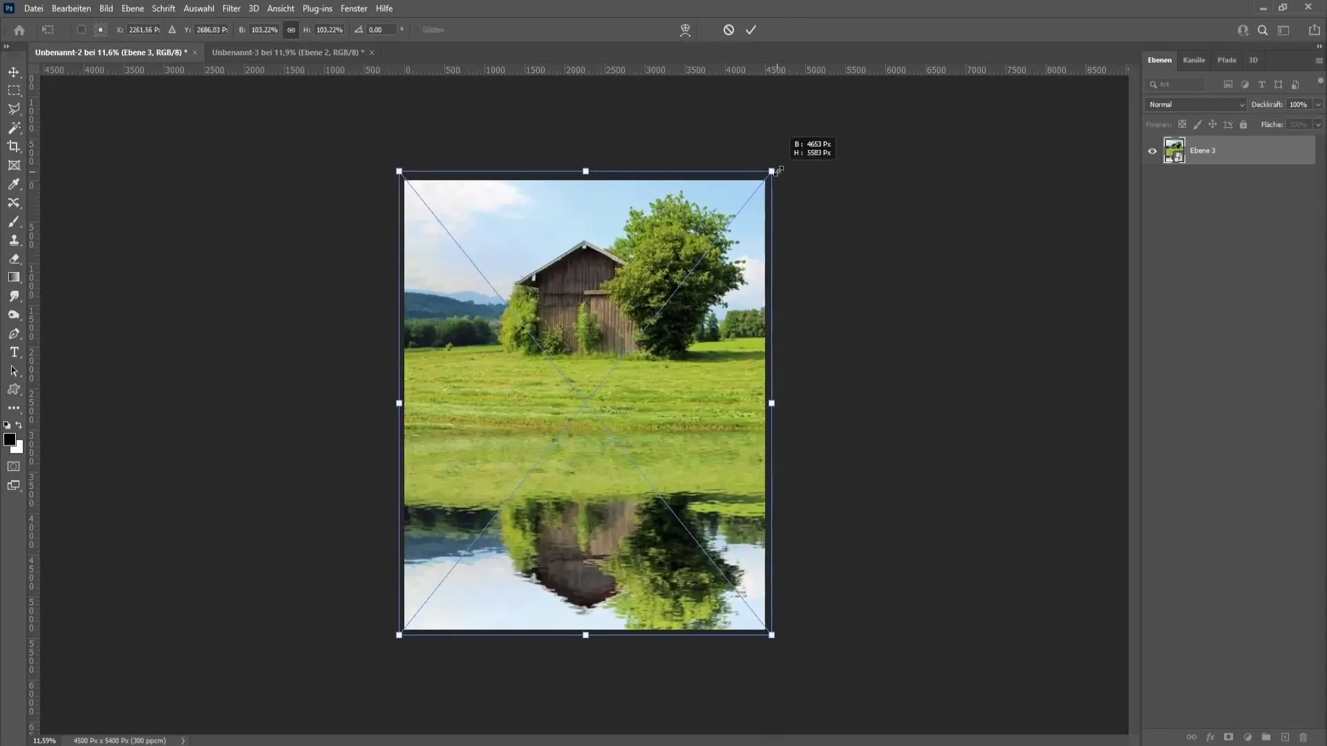 Teknik-teknik efisien untuk membuat refleksi air di Photoshop