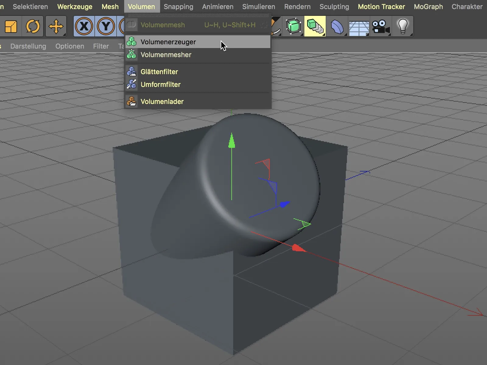 Nuovo nel rilascio 20 - Modellazione basata sul volume con OpenVDB.