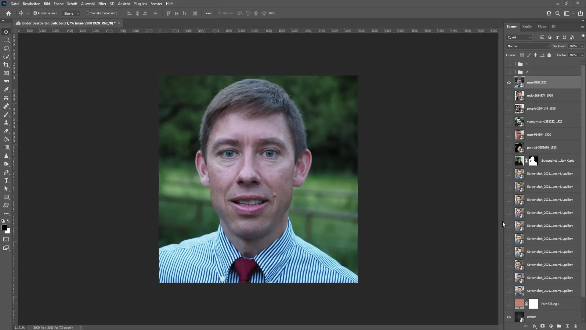 Making people look older - This is how it works with Photoshop