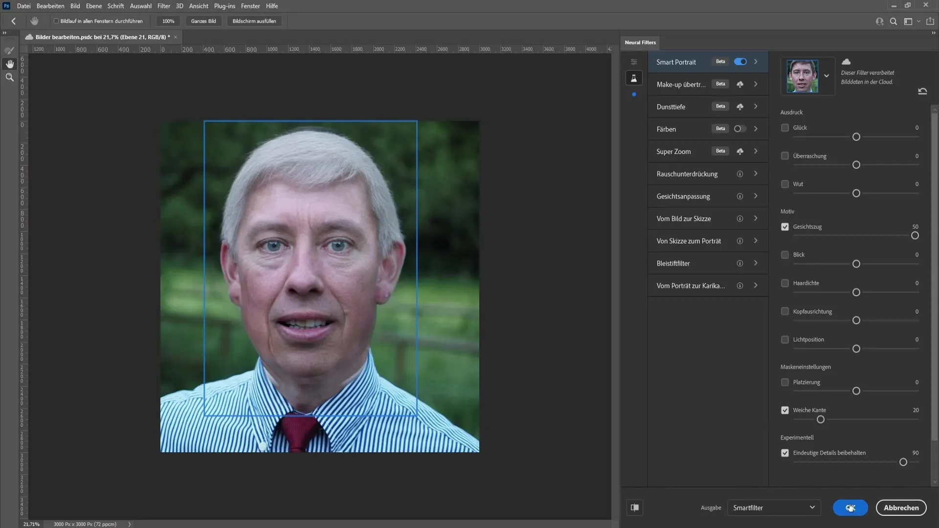 Make people look older - This is how it works with Photoshop