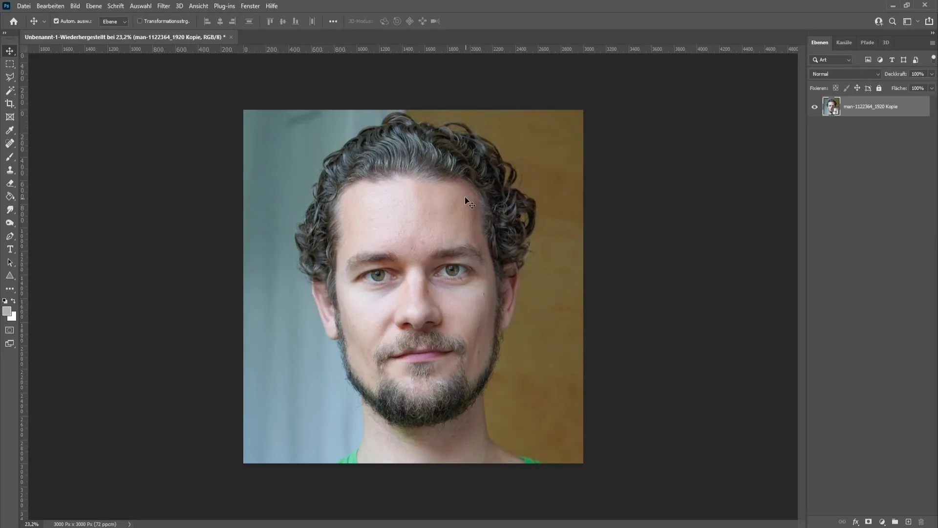 Effets créatifs : réduire les yeux et la bouche dans Photoshop