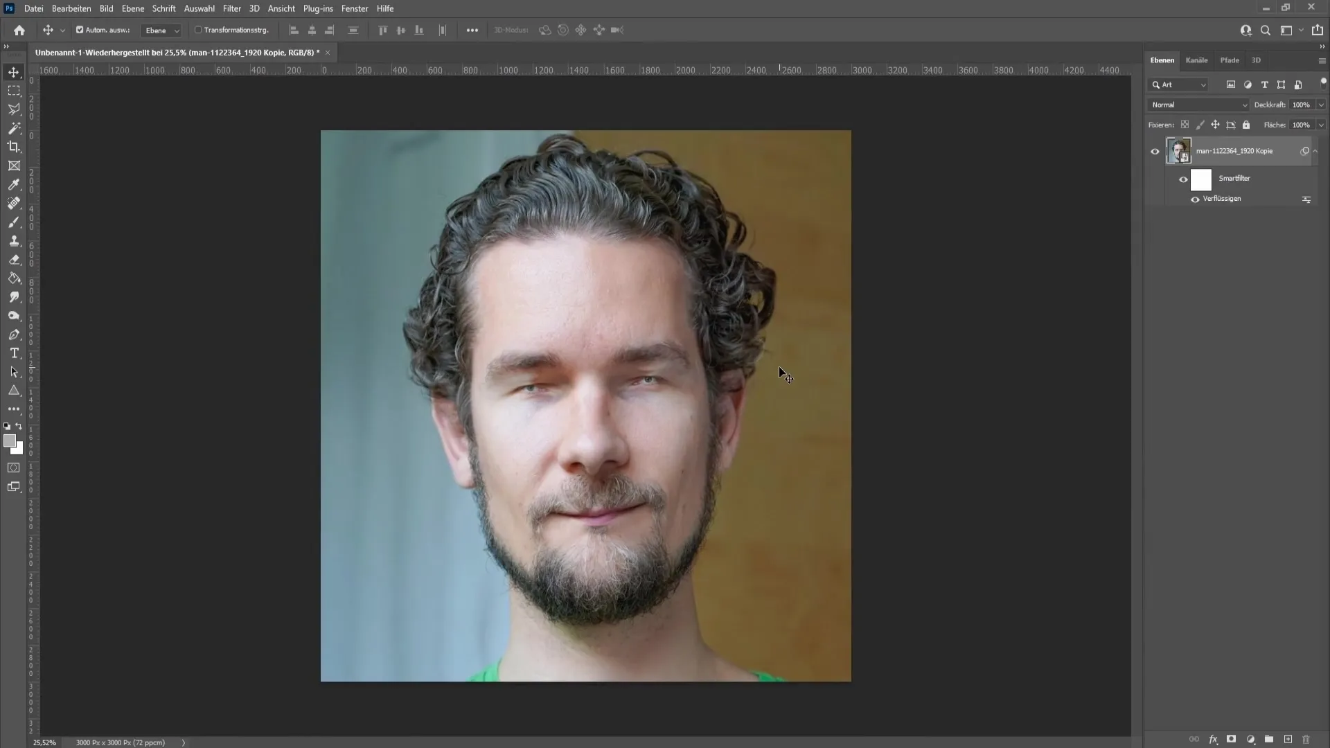 Creative effects: Shrink eyes and mouth in Photoshop