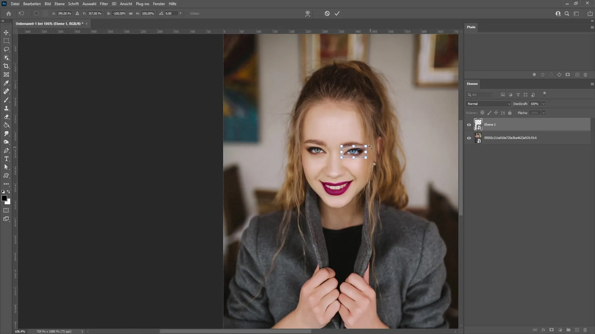 Ouverture réaliste des yeux dans Photoshop - Guide étape par étape