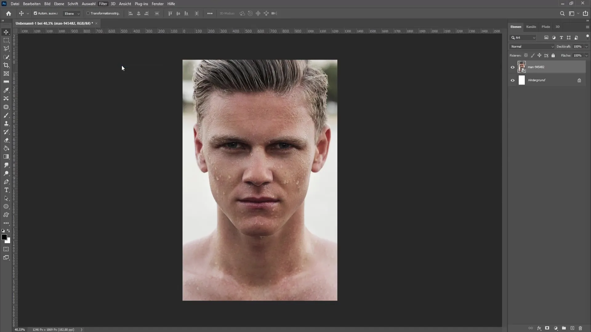 Edit facial proportions in Photoshop - A step-by-step guide