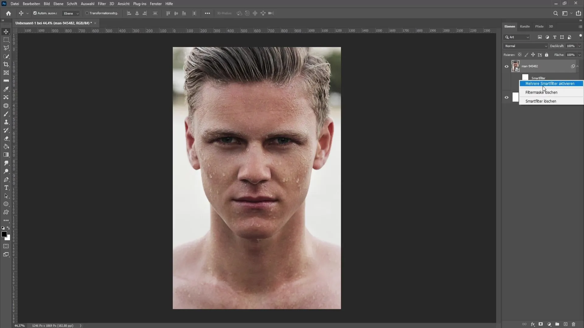 Edit facial proportions in Photoshop - A step-by-step guide