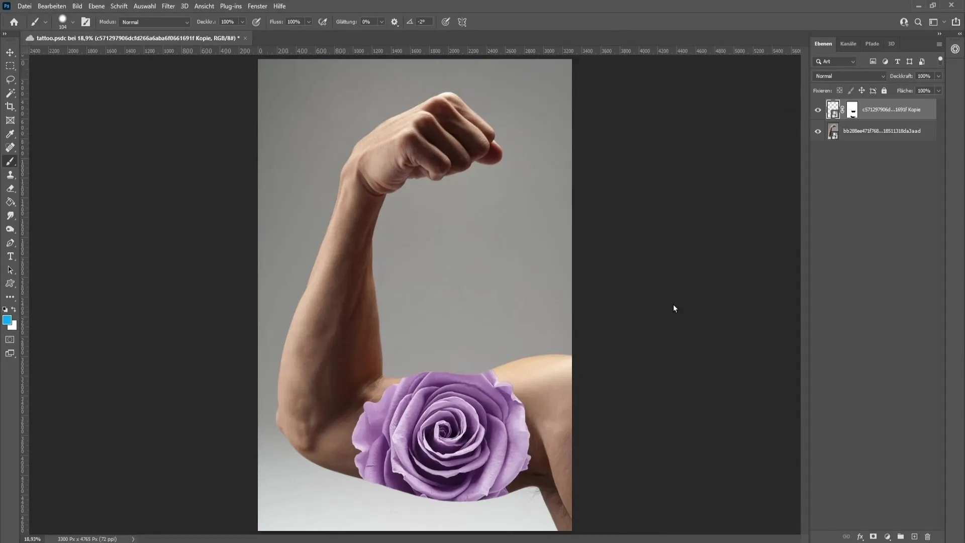 Creating a tattoo in Photoshop: Step-by-step guide for realistic designs