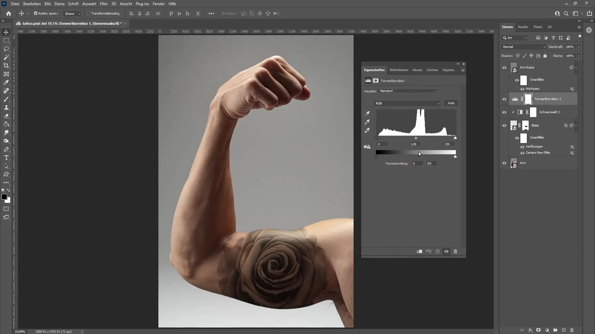 Creating a tattoo in Photoshop: Step-by-step guide for realistic designs