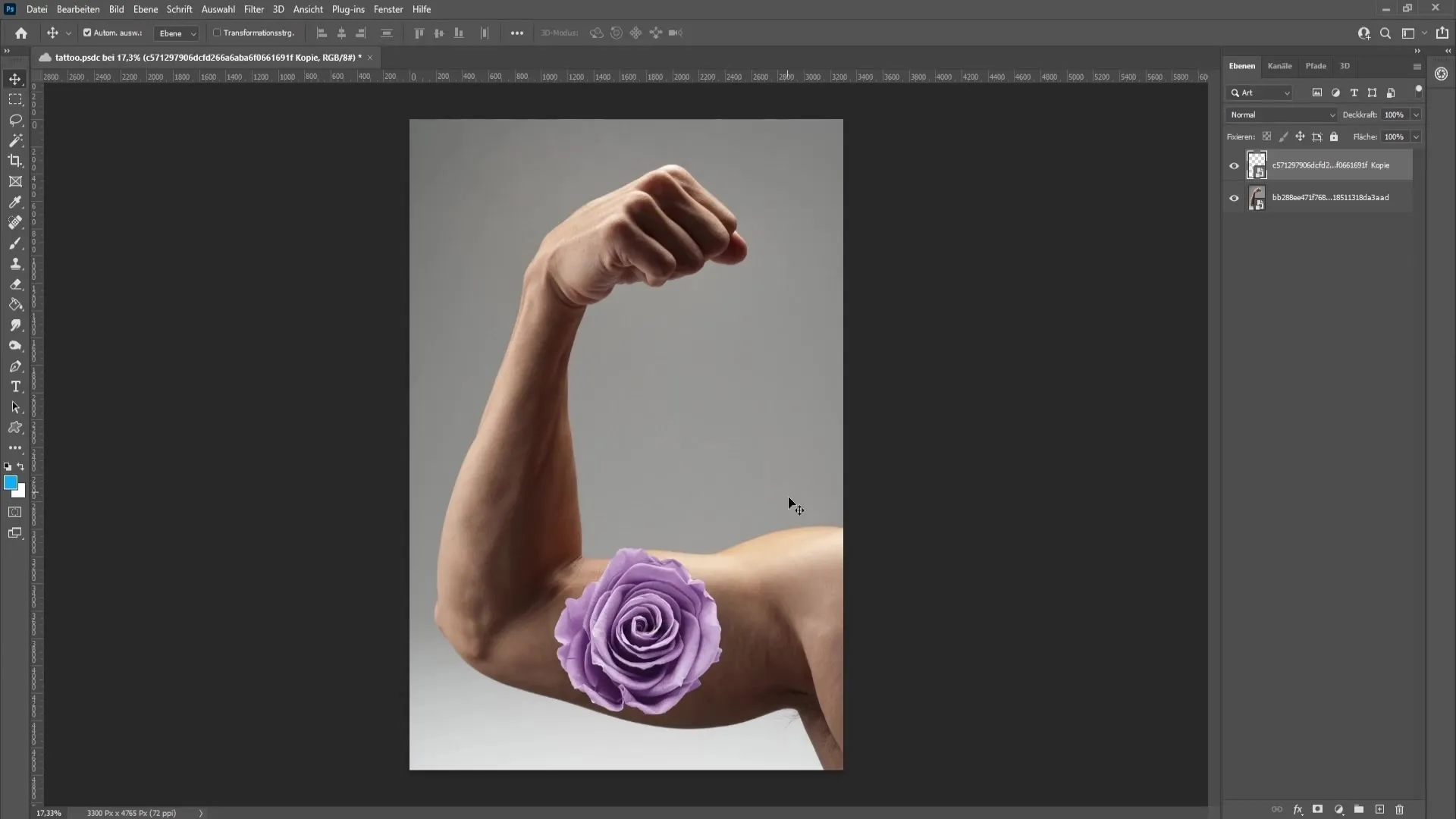 Как сделать татуировку в Photoshop