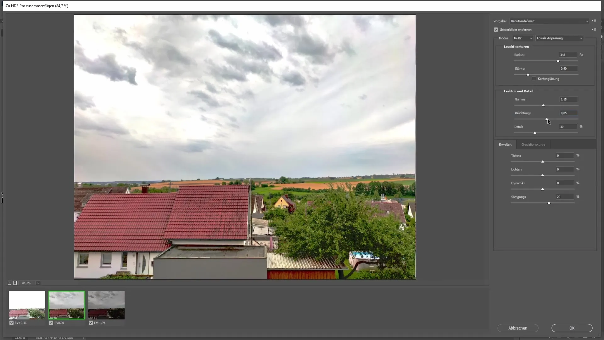 Opprett HDR-bilde i Photoshop: Trinn-for-trinn-veiledning