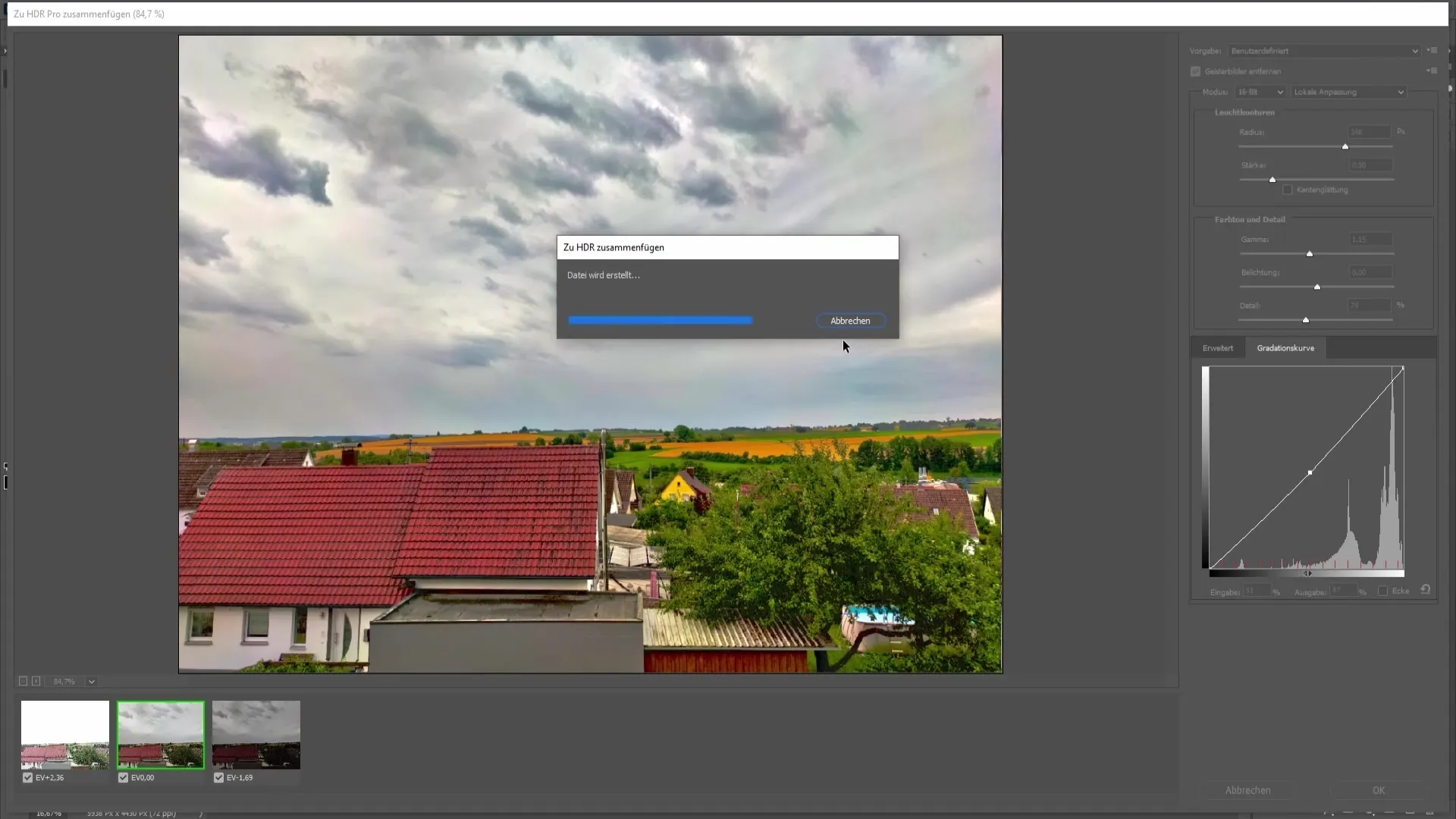 Creating an HDR image in Photoshop: Step-by-step guide